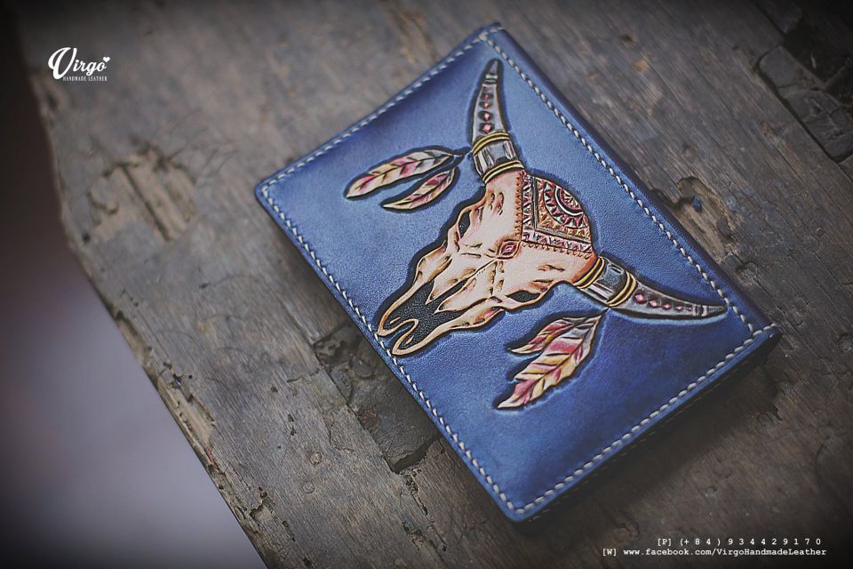 Buffalo Skull Passport Cover
