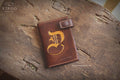 Letter D Men Carving Wallet
