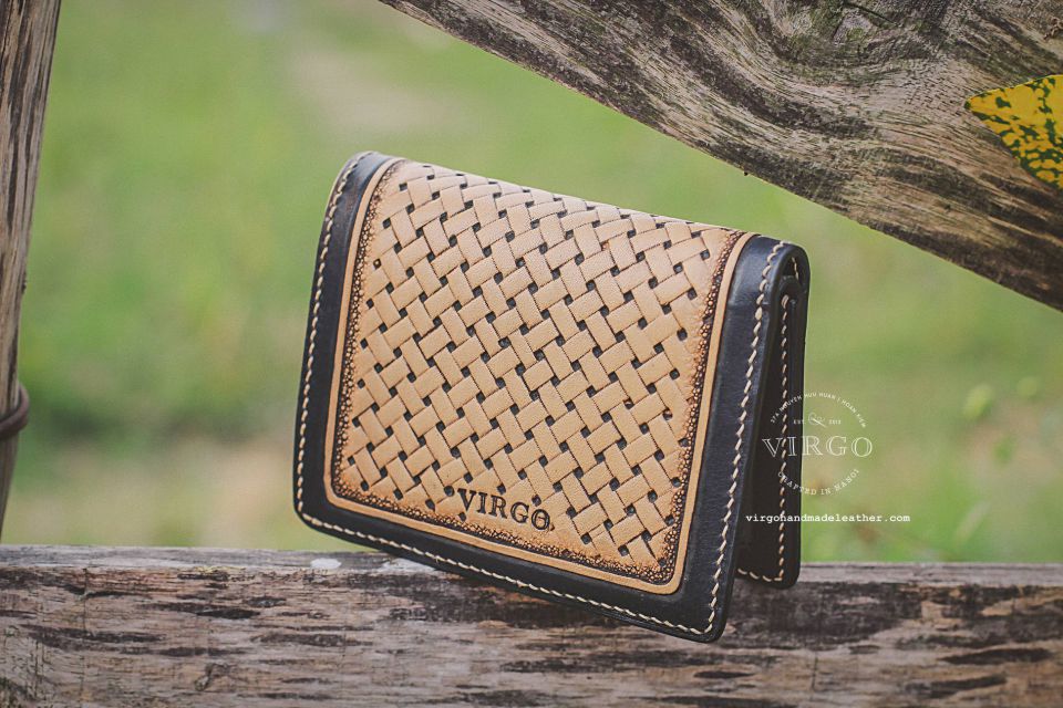 Navy Cross Men Carving Wallet