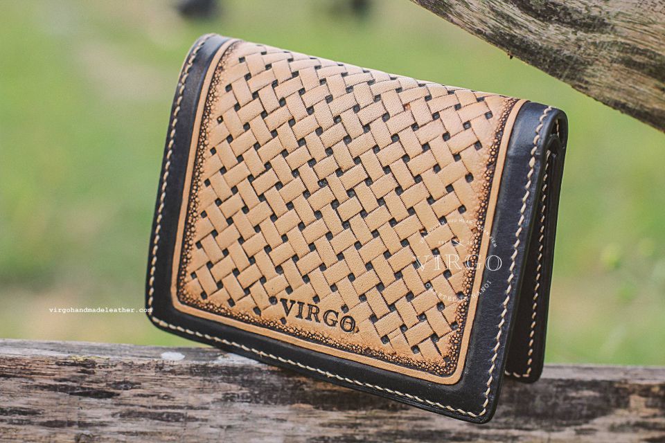 Navy Cross Men Carving Wallet
