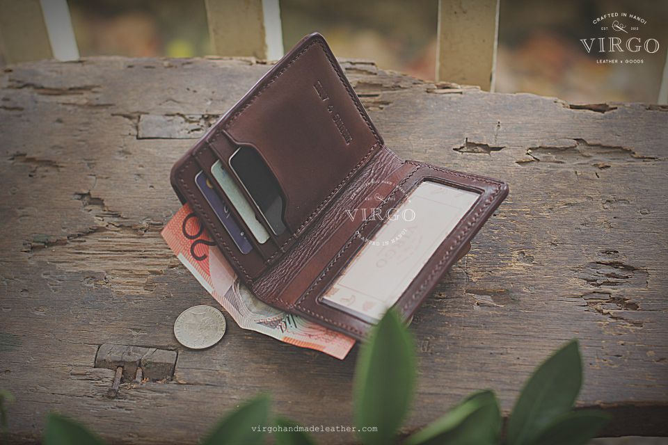 Letter T Men Carving Wallet