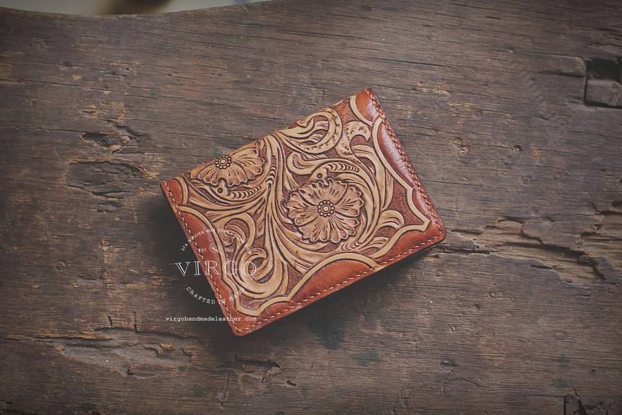 Sheridan Hand Carved Mini Wallet