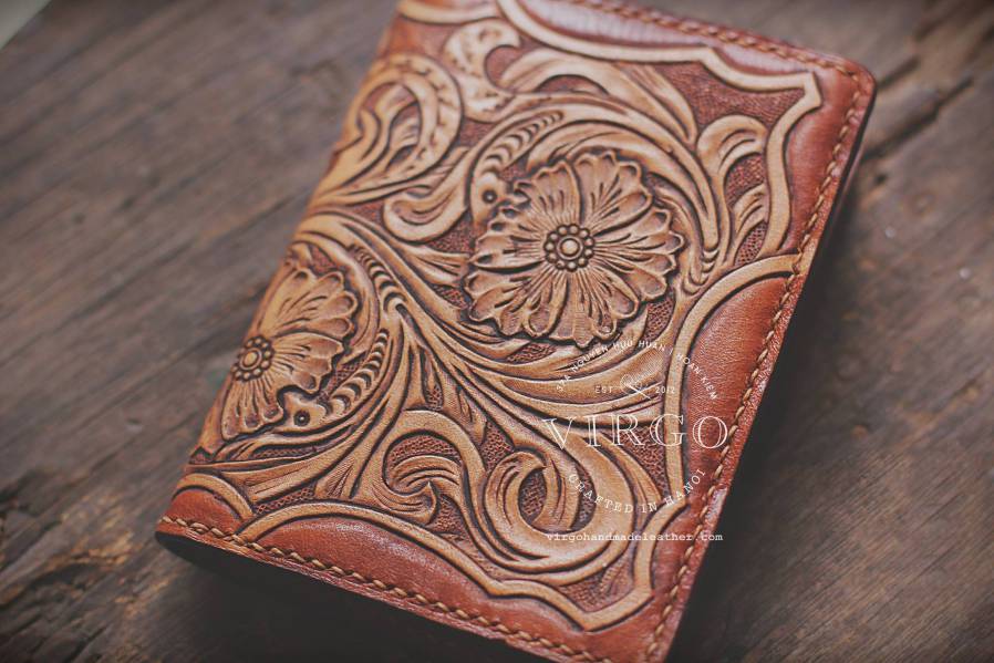 Sheridan Hand Carved Mini Wallet