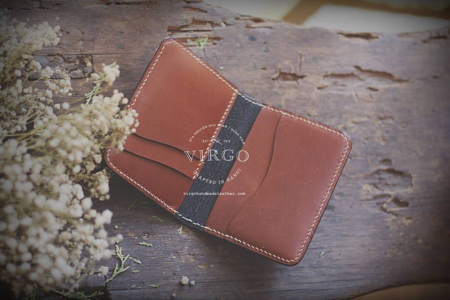 Braided Hand Carved Mini Wallet