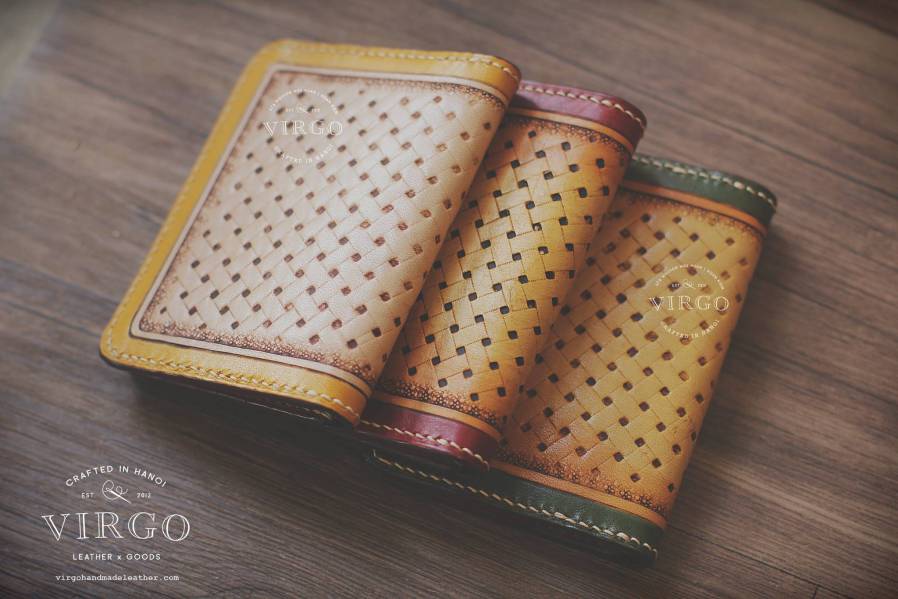 Braided Hand Carved Mini Wallet