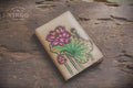 Pink Lotus Hand Carved Mini Wallet