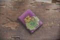 Lotus Hand Carved Mini Wallet