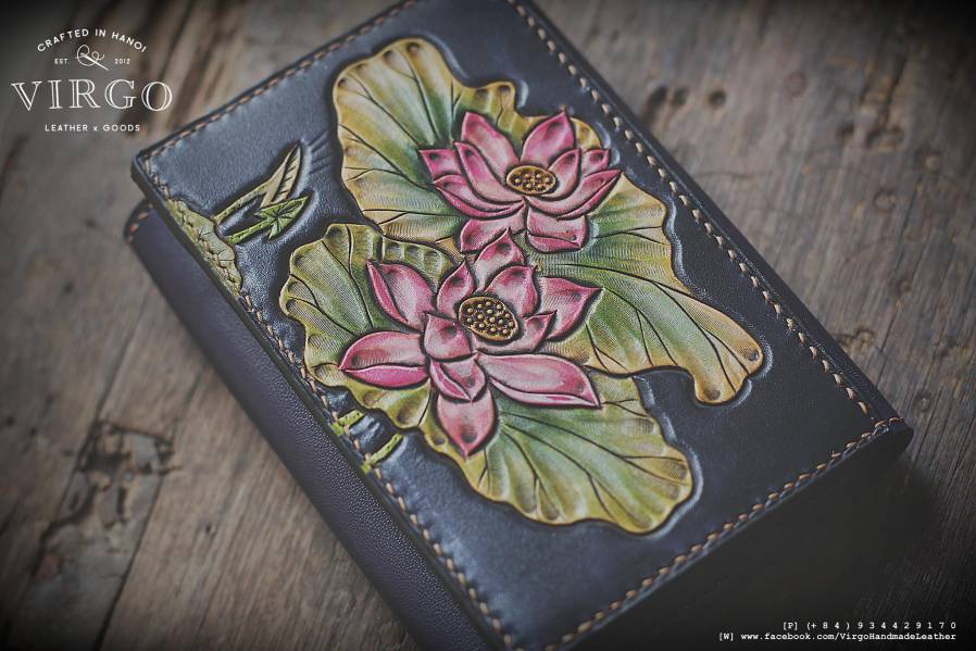 Lotus Coin Carving Wallet