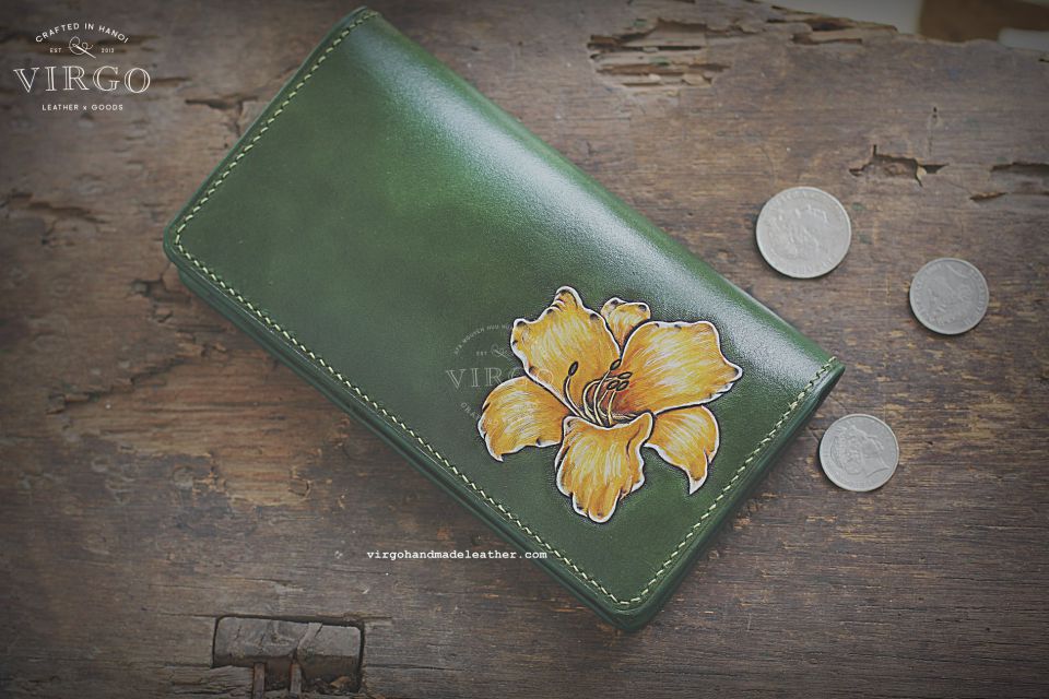 Yellow Lily Long Wallet