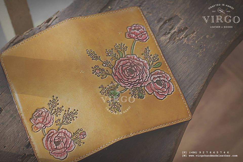 Camellia Long Wallet
