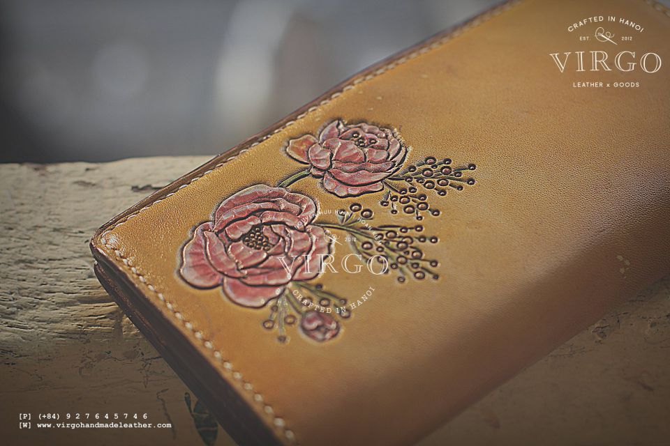 Camellia Long Wallet