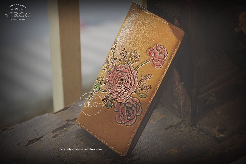Camellia Long Wallet