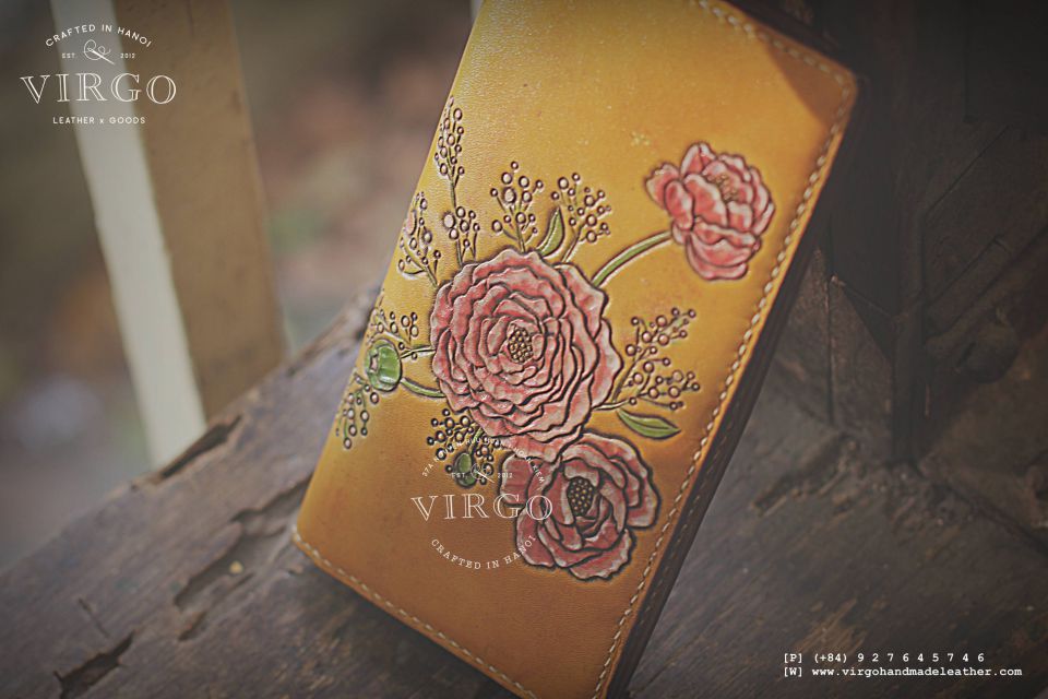 Camellia Long Wallet
