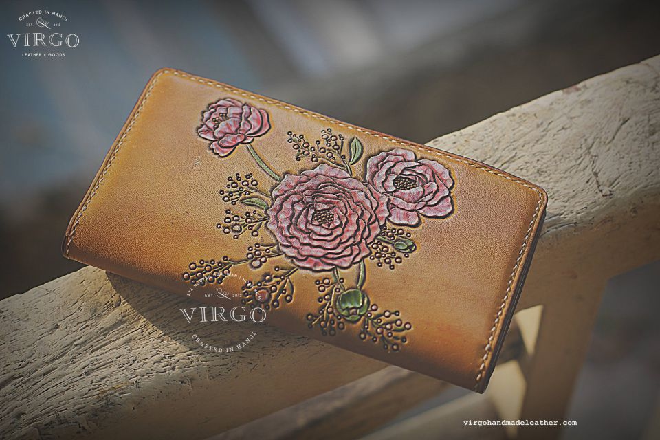 Camellia Long Wallet