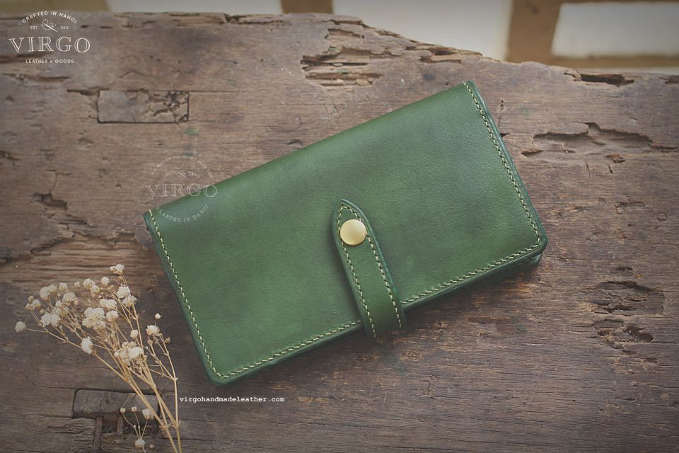 Emerald Minimal Long Wallet