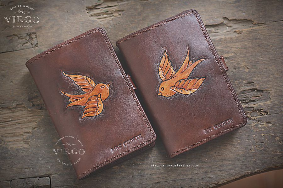 Bird Couples Passport Cover
