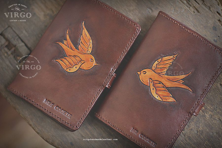 Bird Couples Passport Cover