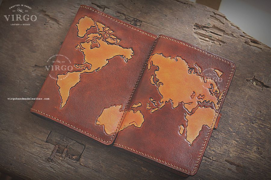 Matching Australia Maps Passport Cover