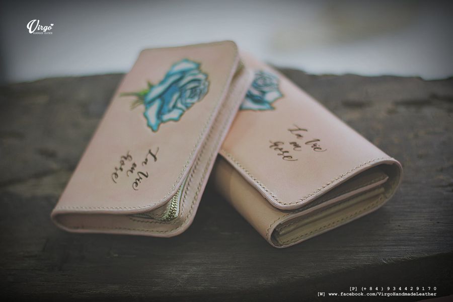 Roses Couples Wallet