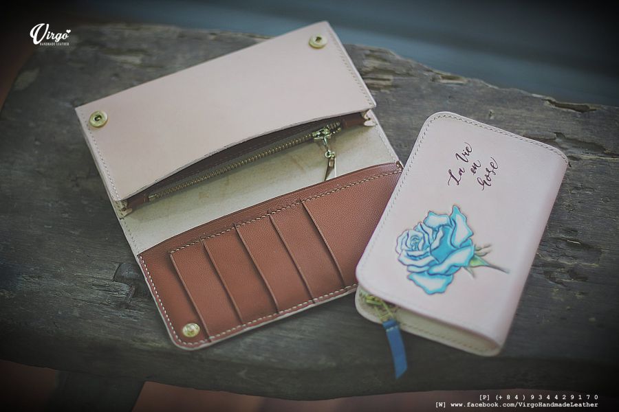Roses Couples Wallet