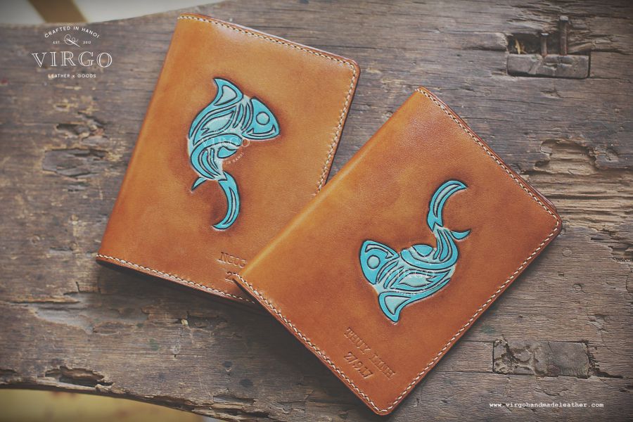 Pisces Couples Passport Cover