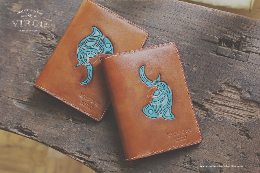 Pisces Couples Passport Cover