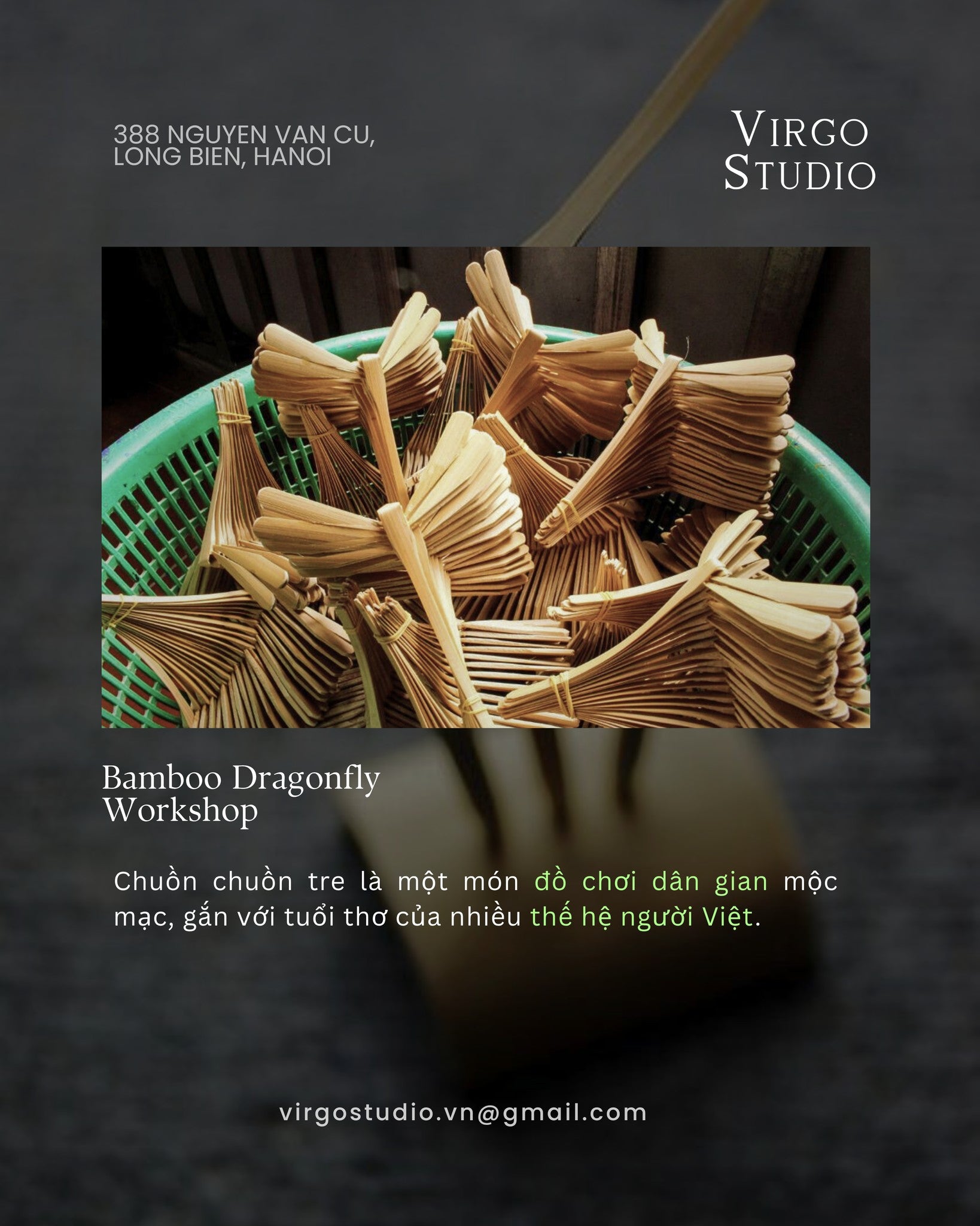 BAMBOO DRAGON FLY WORKSHOP