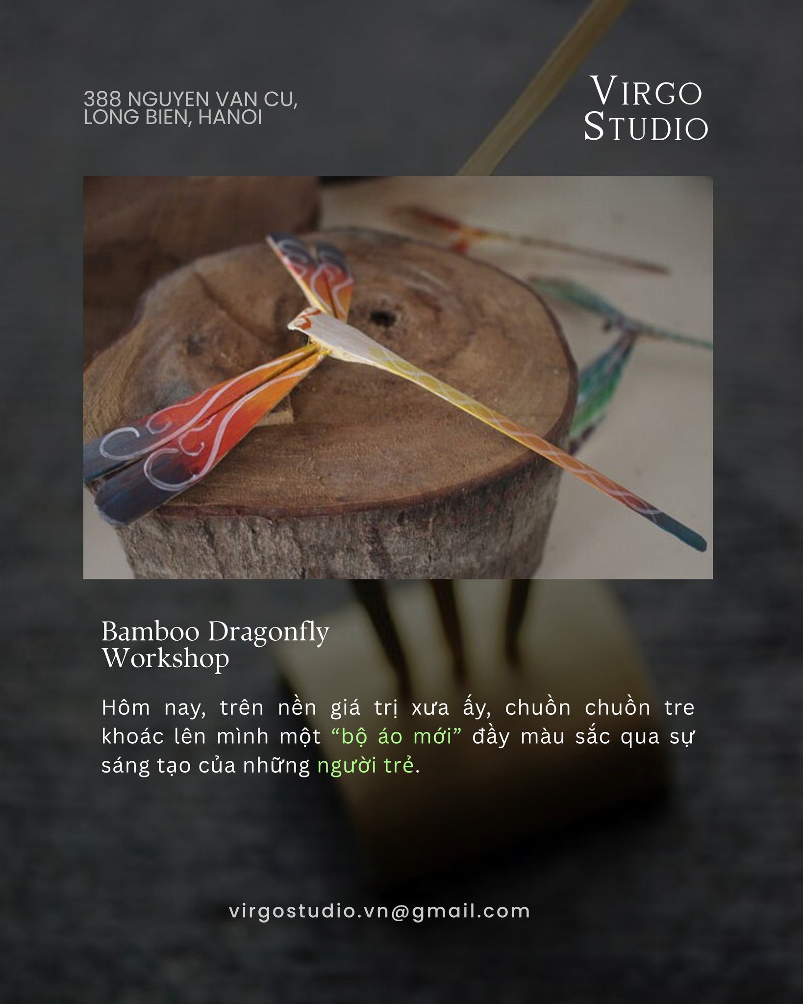 BAMBOO DRAGON FLY WORKSHOP