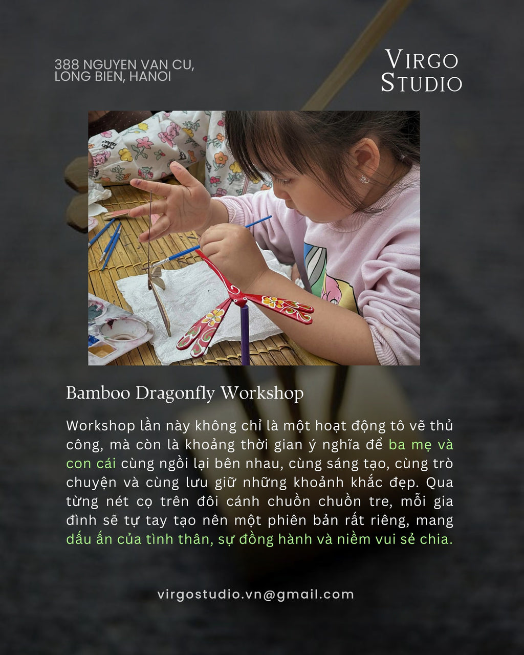 BAMBOO DRAGON FLY WORKSHOP