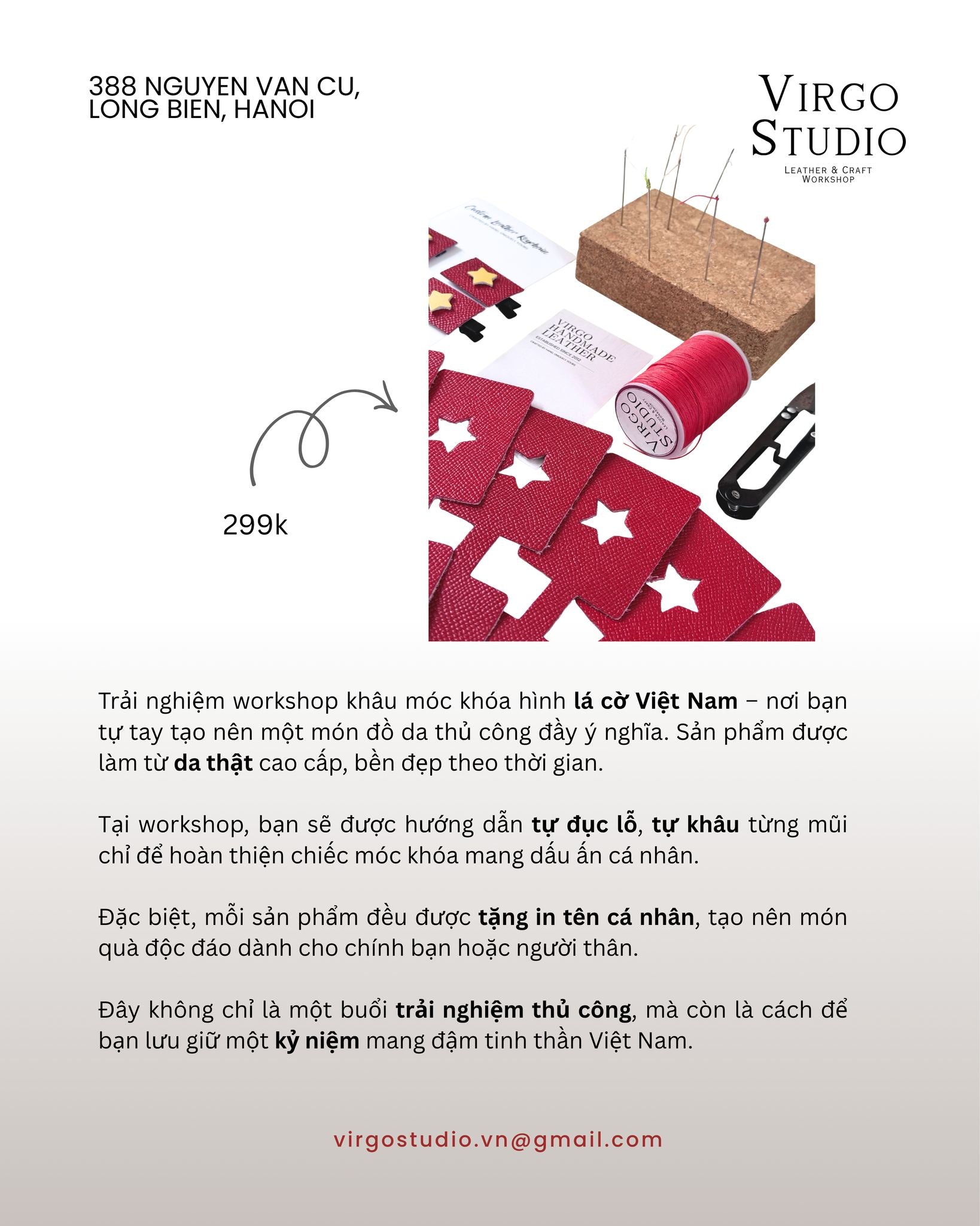 VIETNAM FLAG KEYCHAIN WORKSHOP