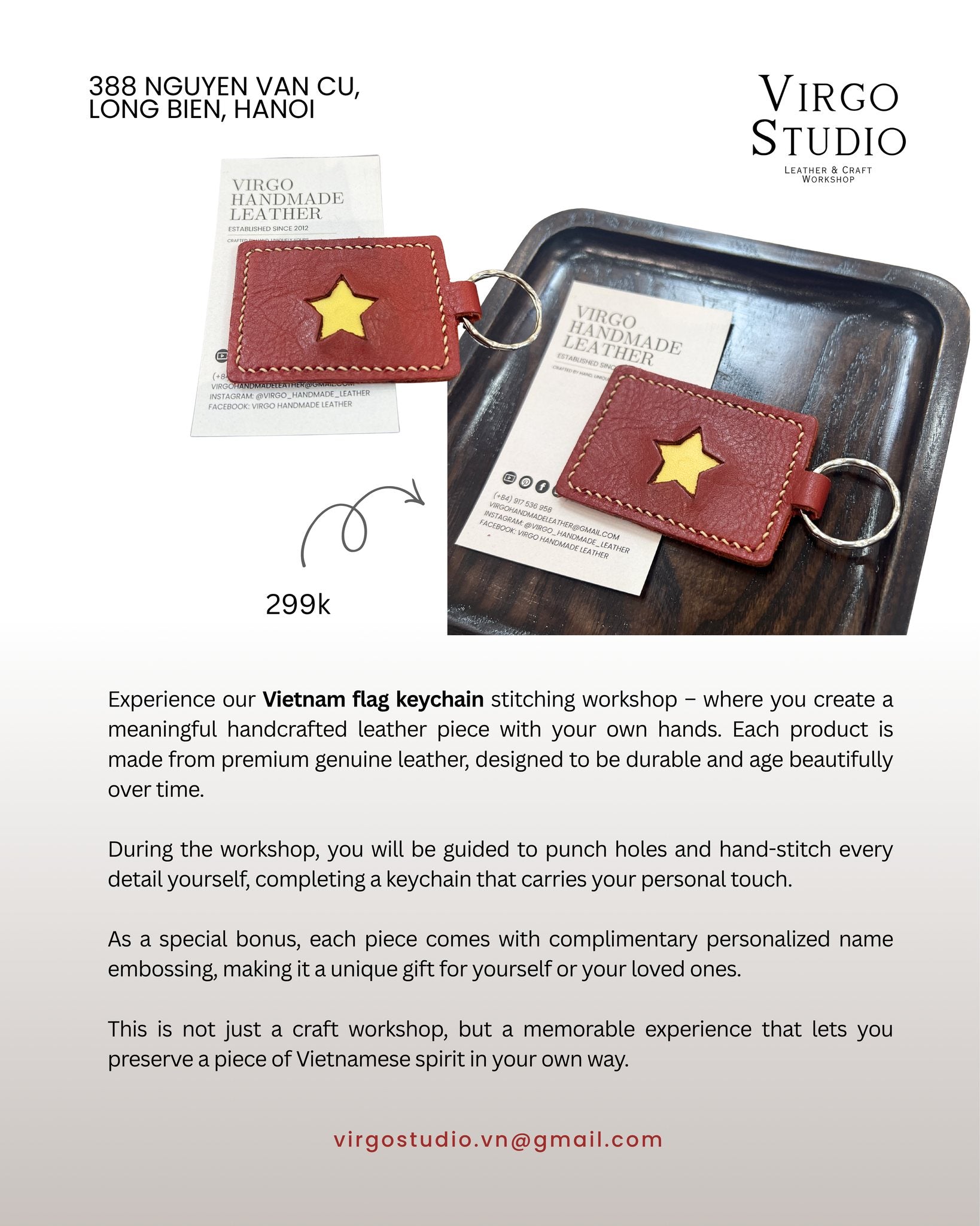 VIETNAM FLAG KEYCHAIN WORKSHOP