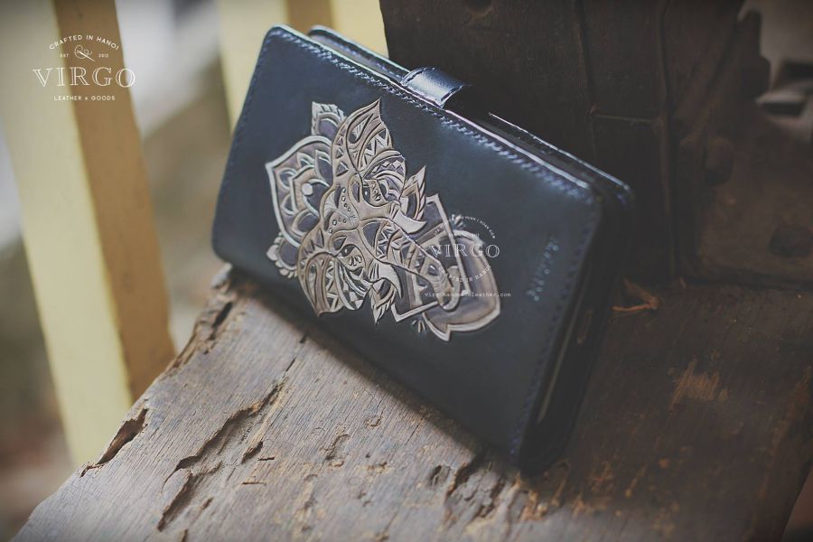 Elephant Mandala Phone Wallet