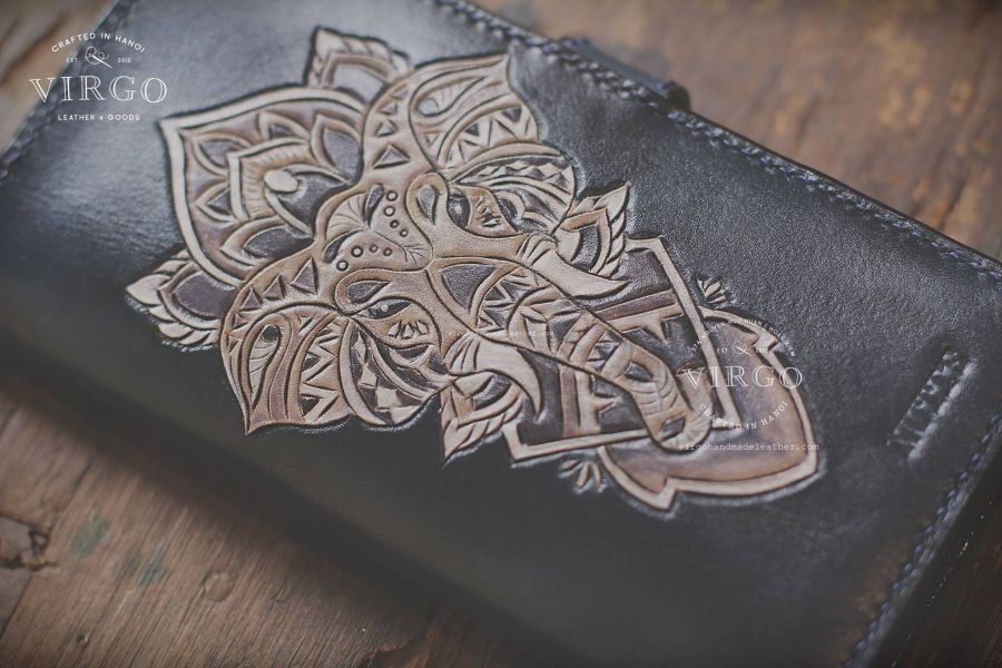 Elephant Mandala Phone Wallet