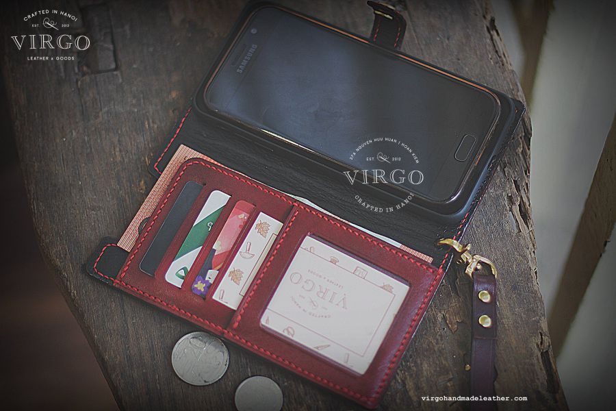 Lotus Phone Wallet with Flydragon