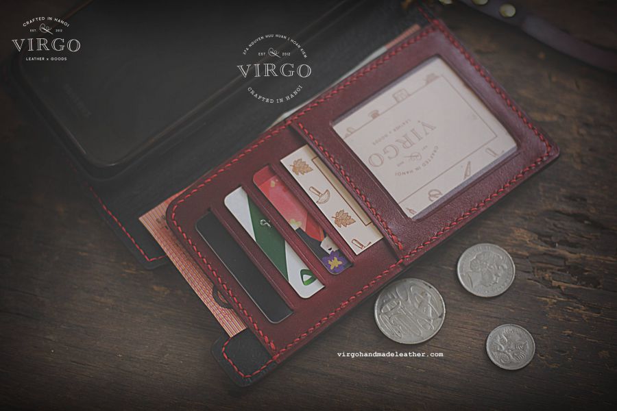 Lotus Phone Wallet with Flydragon