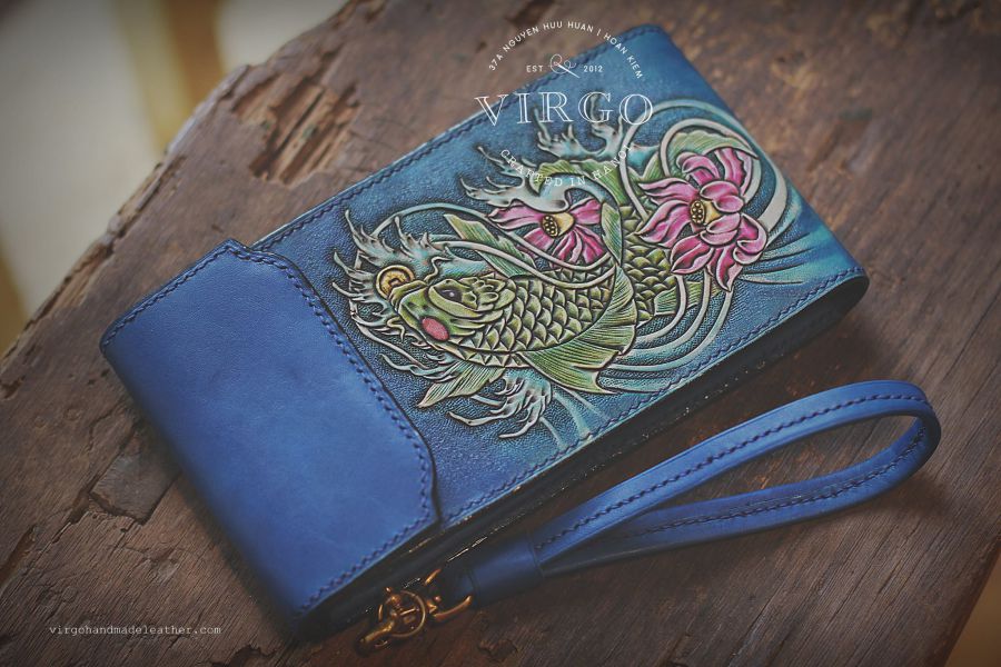 Koi Fish Phone Cover with Detachable Strap