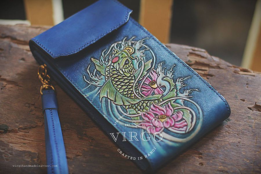 Koi Fish Phone Cover with Detachable Strap