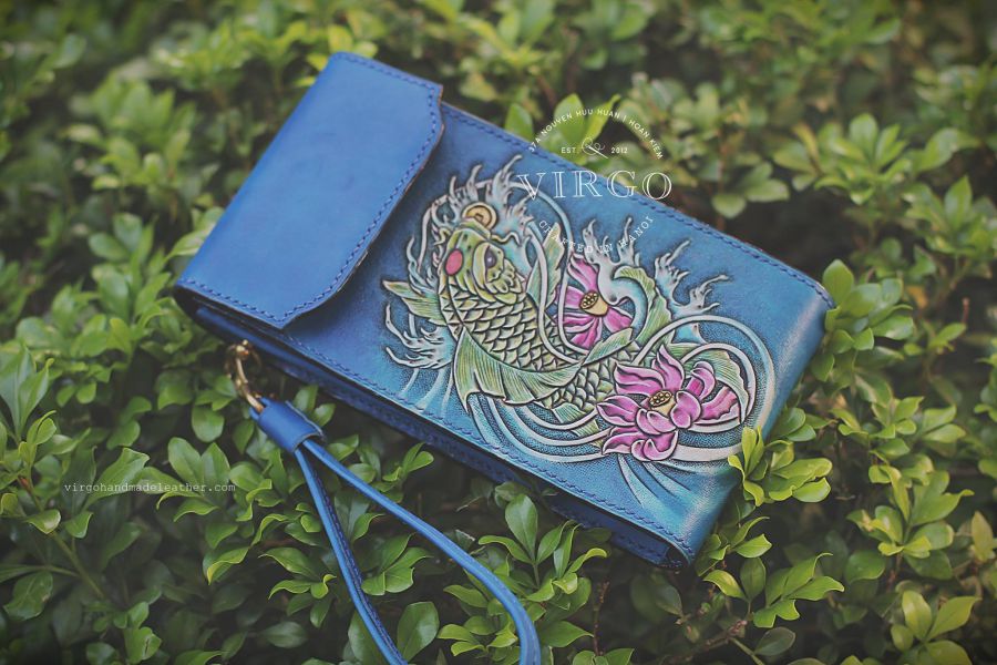 Koi Fish Phone Cover with Detachable Strap
