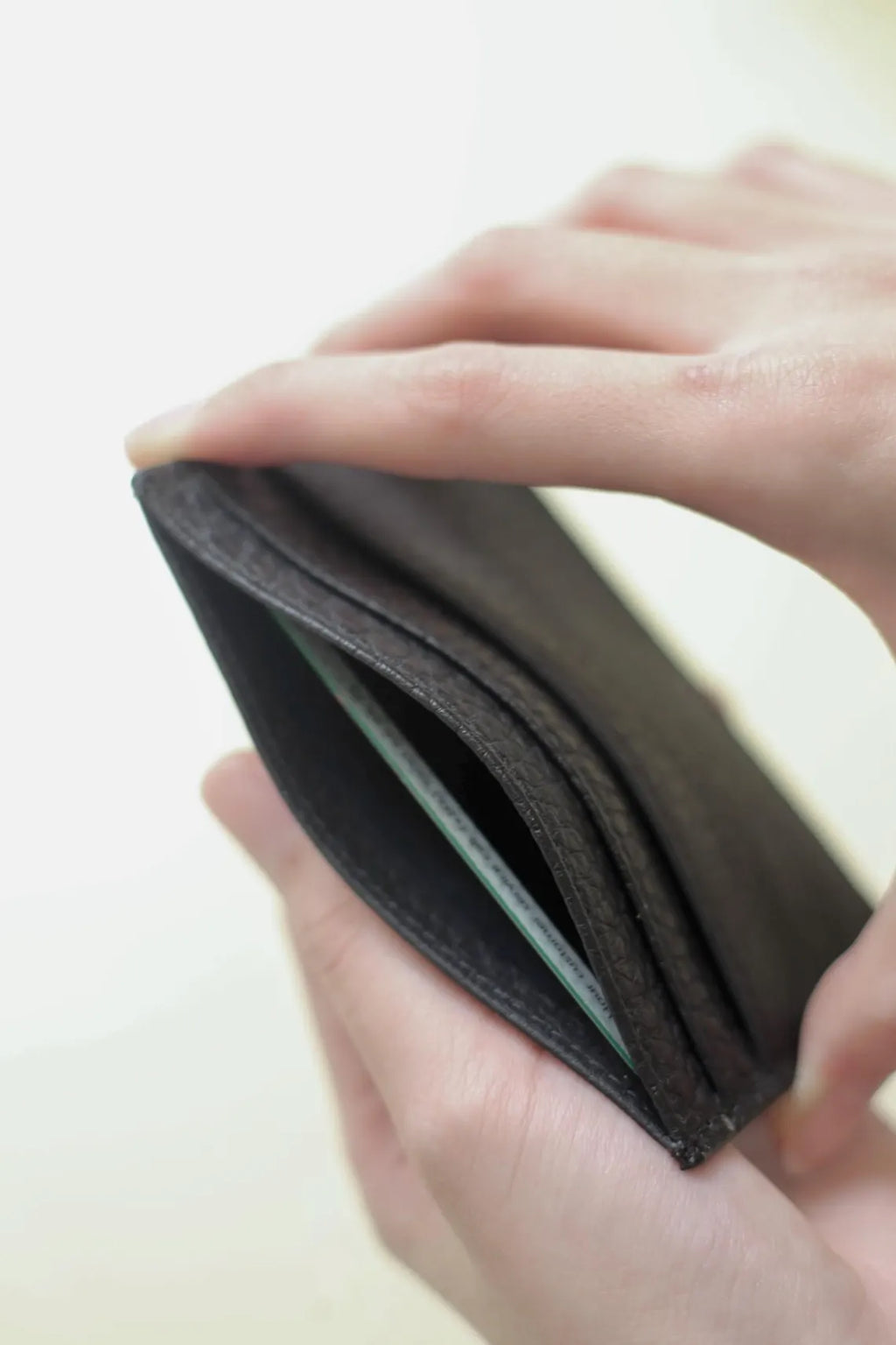 Personalized Leather Cardholder Wallet