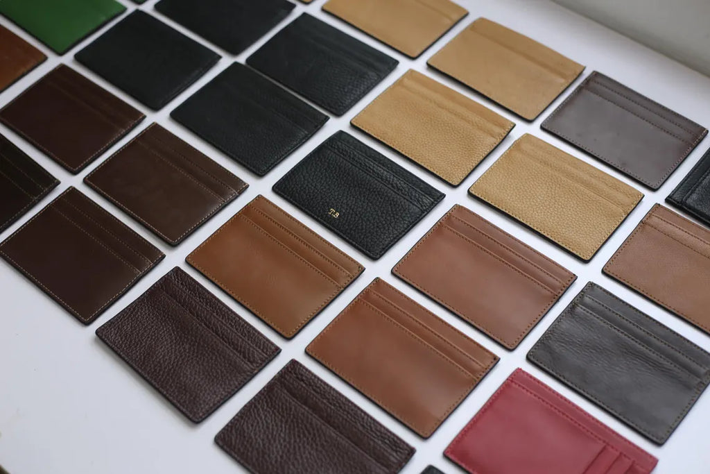 Personalized Leather Cardholder Wallet