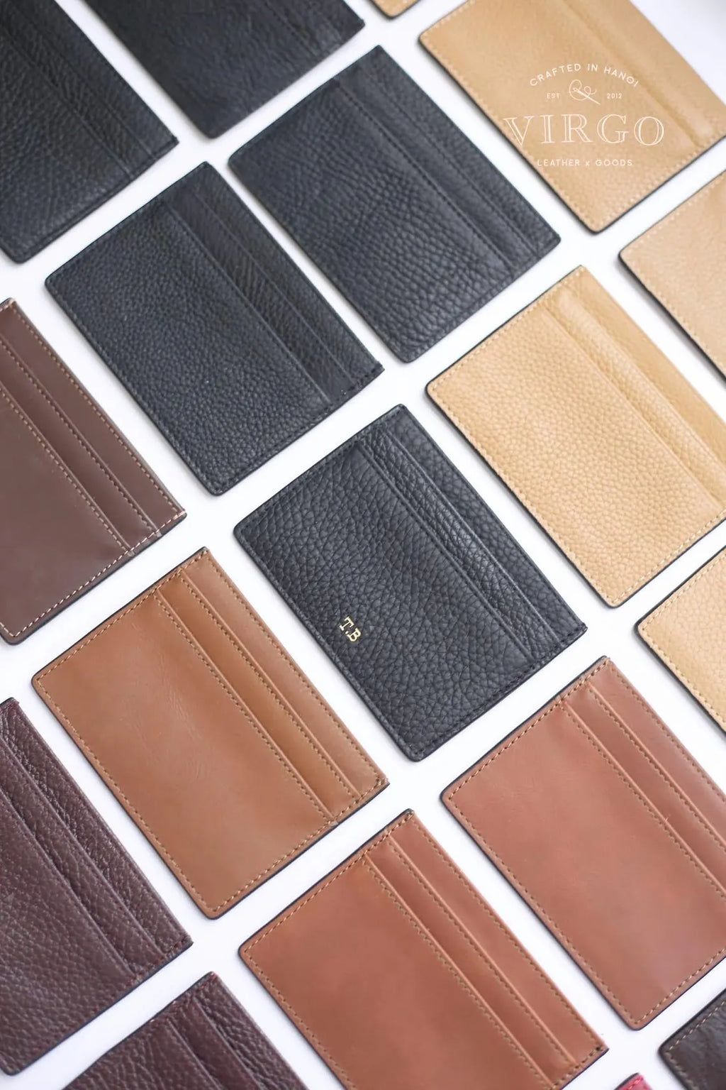 Personalized Leather Cardholder Wallet