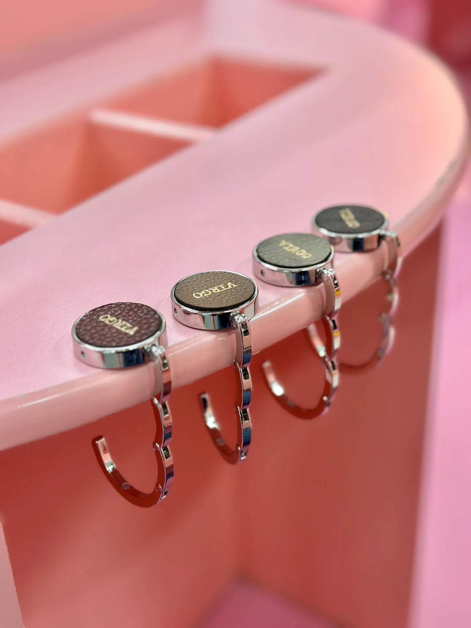 Personalized Leather Bag Hook Holder, Personalized Unique Hook Holder, Name Hook Holder , Handmade Hook Holder