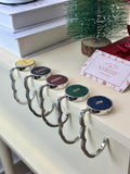Personalized Leather Bag Hook Holder, Personalized Unique Hook Holder, Name Hook Holder , Handmade Hook Holder