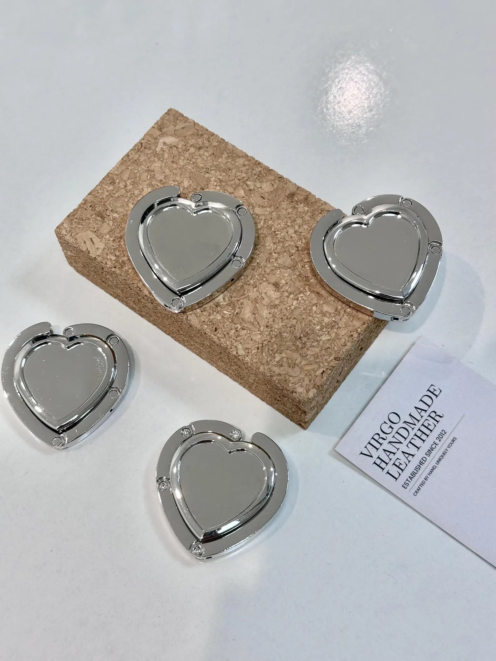SET OF 10 Heart Personalized LASER Bag Hook Holder, Personalized Unique Hook Holder, Name Hook Holder , Handmade Hook Holder, Valentine Gift