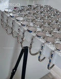Bulk 40 Pcs Personalized LASER Bag Hook Holder, Personalized Unique Hook Holder, Name Hook Holder , Handmade Hook Holder