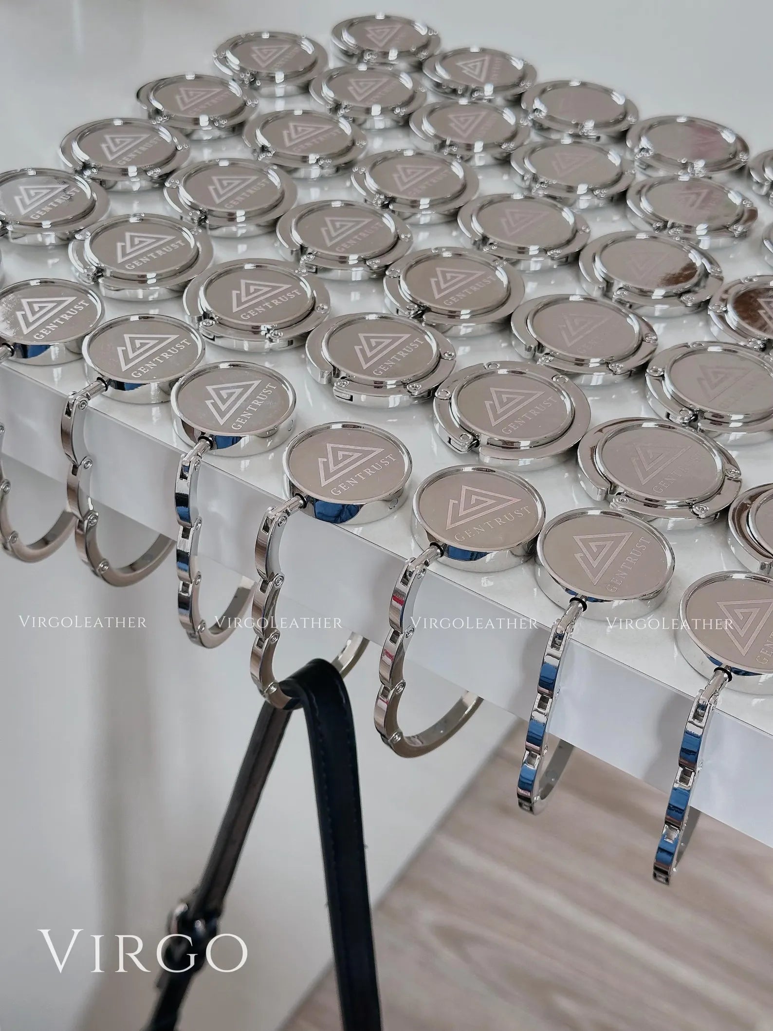 Bulk 40 Pcs Personalized LASER Bag Hook Holder, Personalized Unique Hook Holder, Name Hook Holder , Handmade Hook Holder