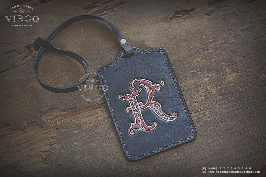 Letter K Luggage Tag
