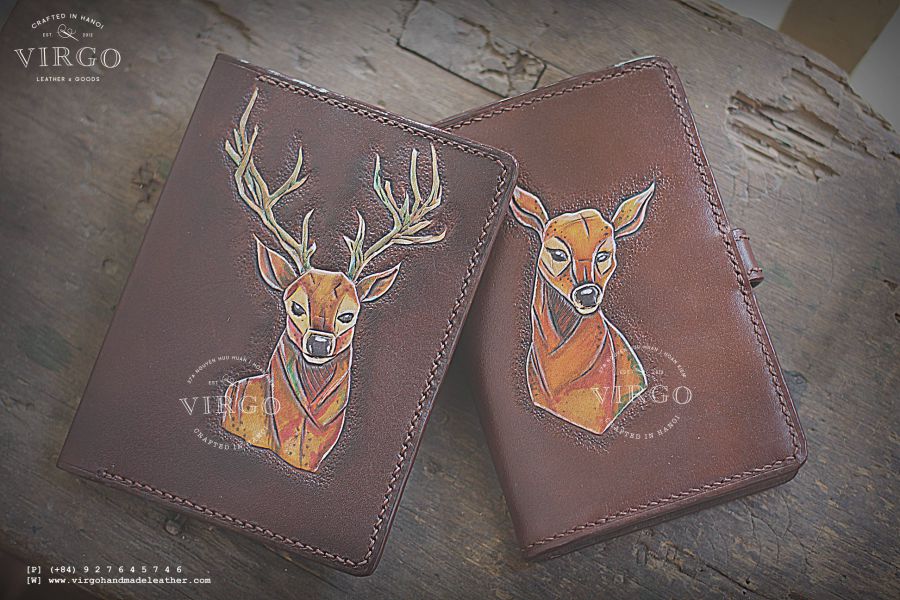 Deer Couple Passport Cover