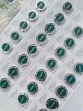 Bulk 50 Pcs Blank Leather Bag Hook Holders